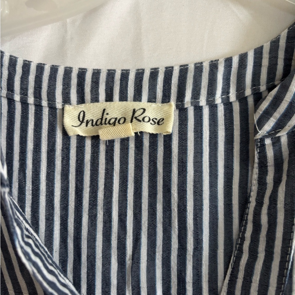 Indigo Rose Stripes